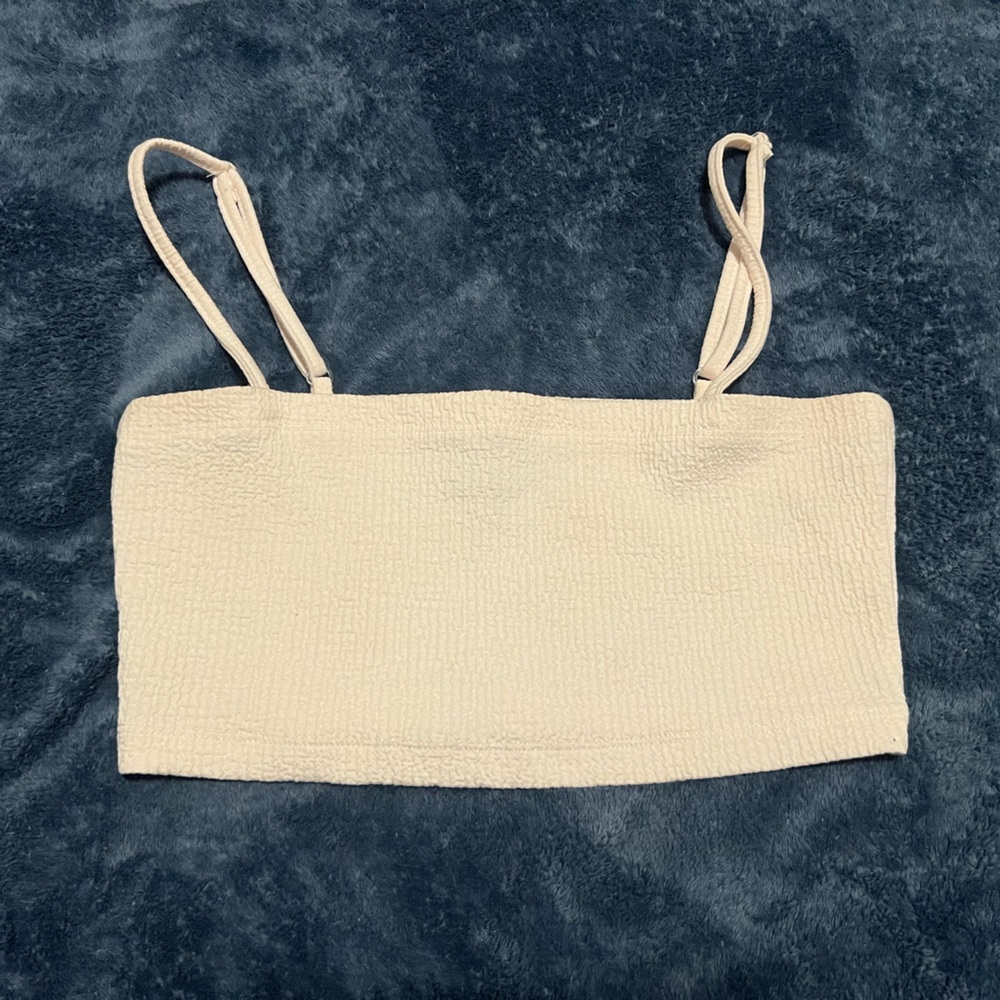 Urban Outfitters Cream Crop Top